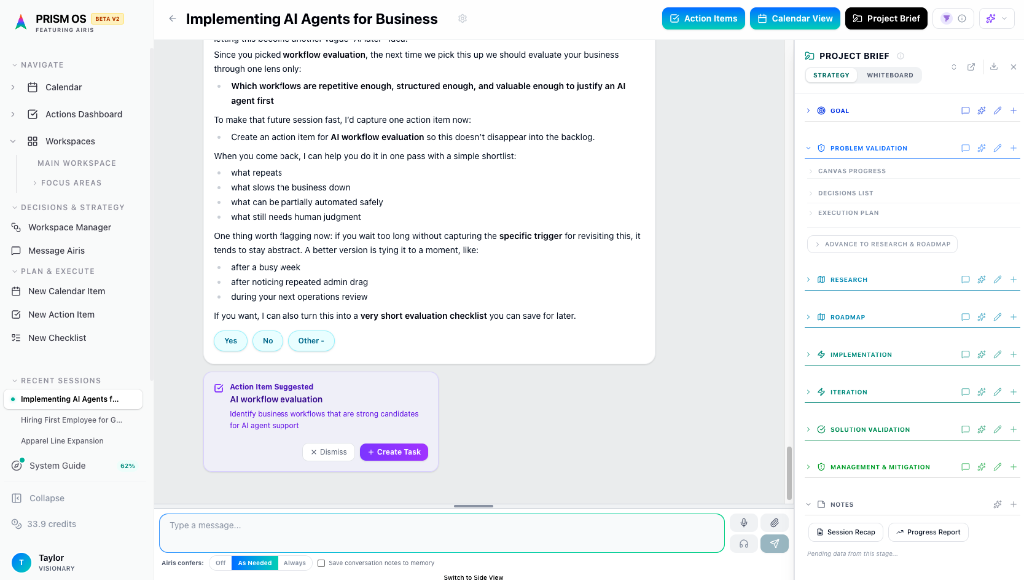 Airis AI Interface