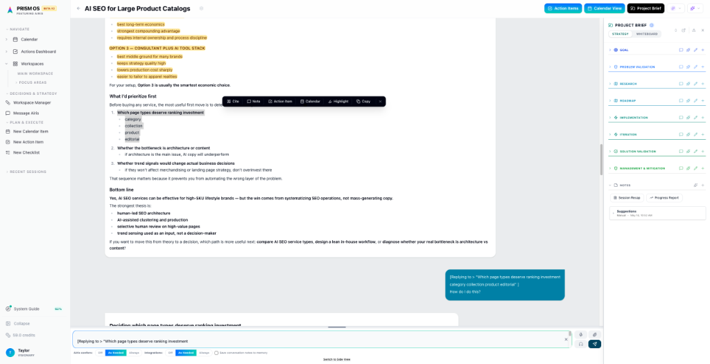 Airis — AI SEO for Large Product Catalogs (options)