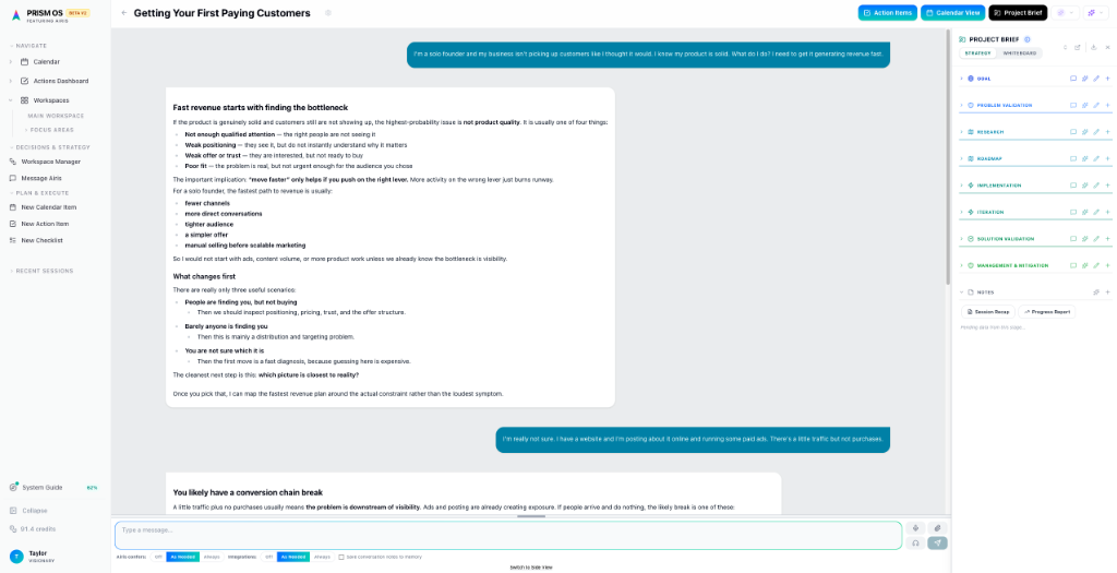 Airis — Getting Your First Paying Customers