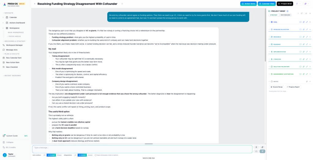 Airis — Cofounder Funding Strategy Analysis